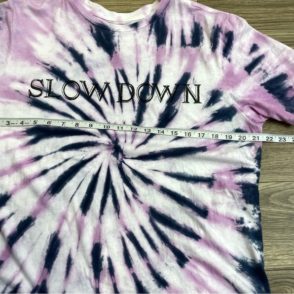 Isabel Marant Etoile Slow Down Zewel White & Purple Tie Dye Tee - Picture 8 of 11